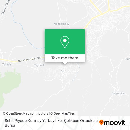 Şehit Piyade Kurmay Yarbay İlker Çelikcan Ortaokulu map