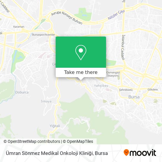 Ümran Sönmez Medikal Onkoloji Kliniği map