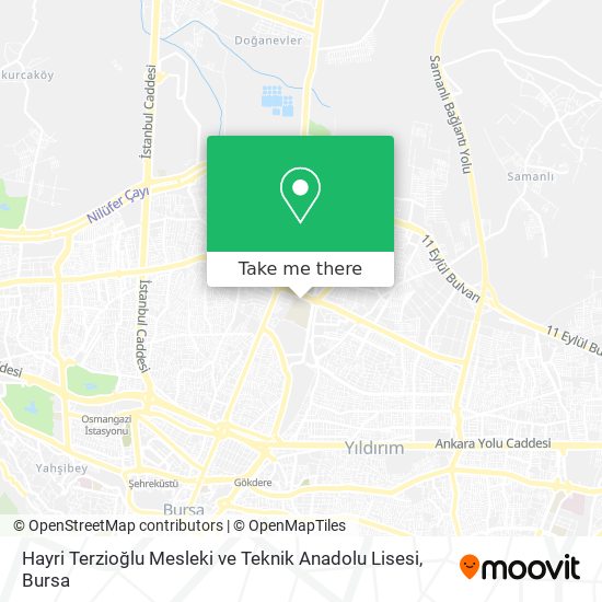 Hayri Terzioğlu Mesleki ve Teknik Anadolu Lisesi map