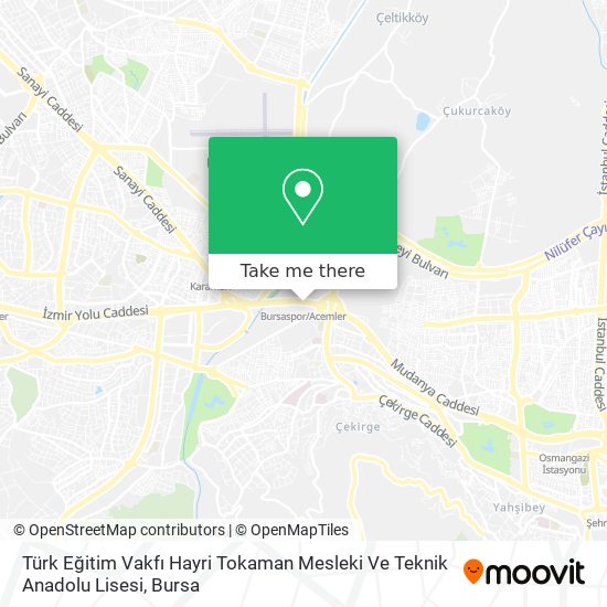 Türk Eğitim Vakfı Hayri Tokaman Mesleki Ve Teknik Anadolu Lisesi map