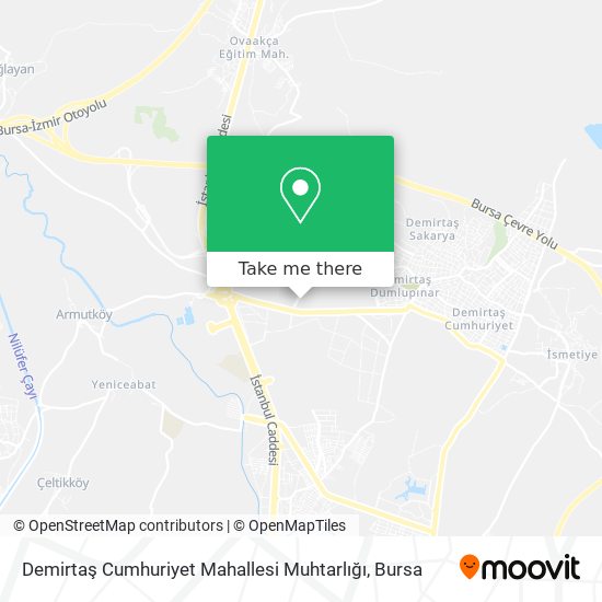 Demirtaş Cumhuriyet Mahallesi Muhtarlığı map