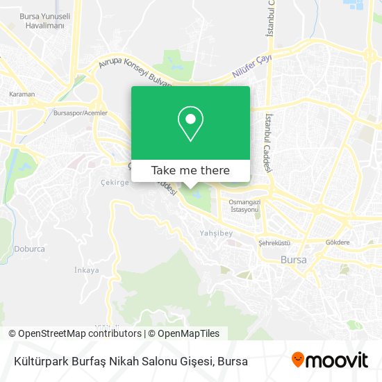 Kültürpark Burfaş Nikah Salonu Gişesi map