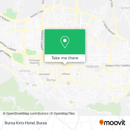 Bursa Kırcı Hotel map