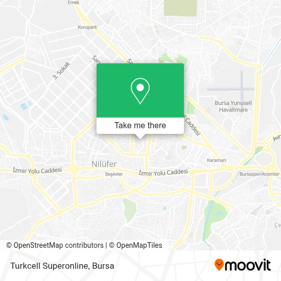 Turkcell Superonline map