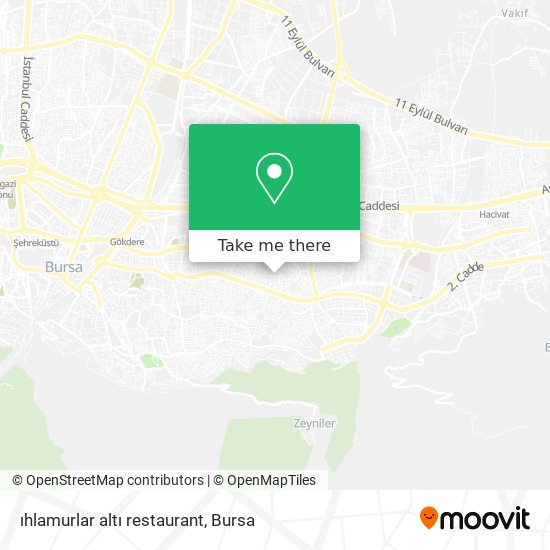 ıhlamurlar altı restaurant map