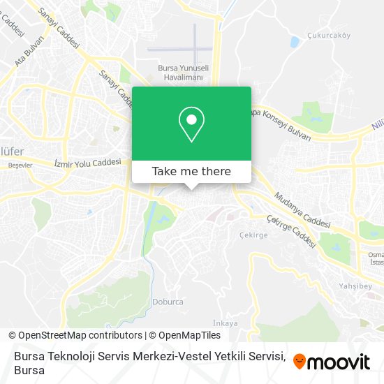 Bursa Teknoloji Servis Merkezi-Vestel Yetkili Servisi map