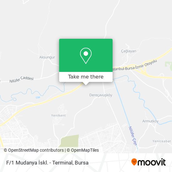 F/1 Mudanya İskl. - Terminal map