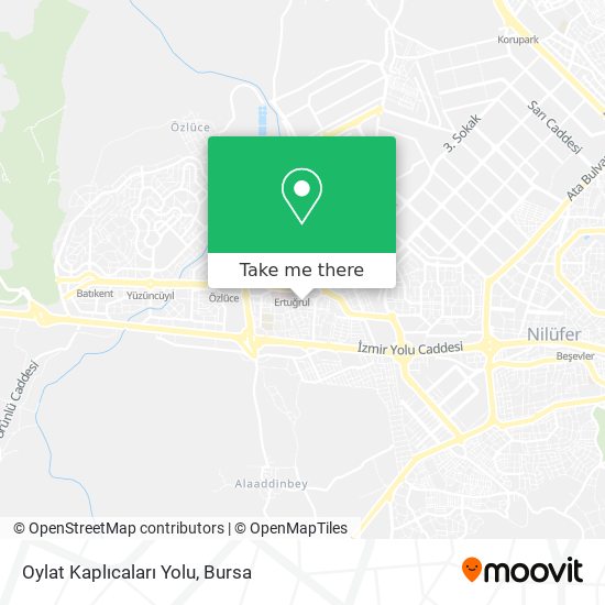 Oylat Kaplıcaları Yolu map
