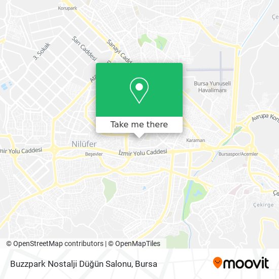 Buzzpark Nostalji Düğün Salonu map