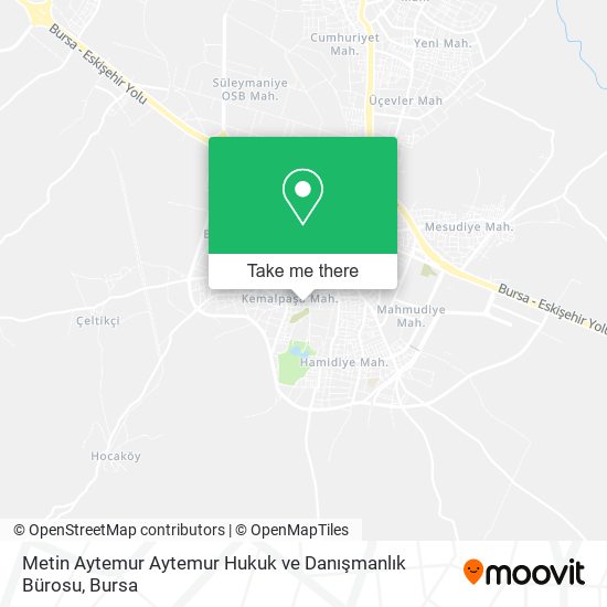 Metin Aytemur Aytemur Hukuk ve Danışmanlık Bürosu map