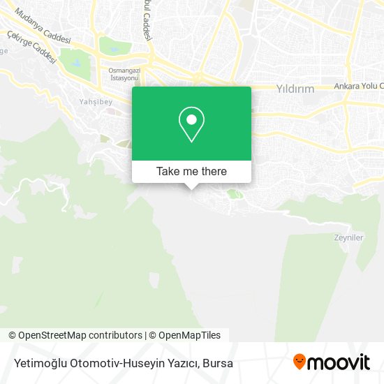 Yetimoğlu Otomotiv-Huseyin Yazıcı map