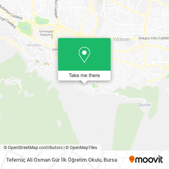 Teferrüç Ali Osman Gür İlk Öğretim Okulu map