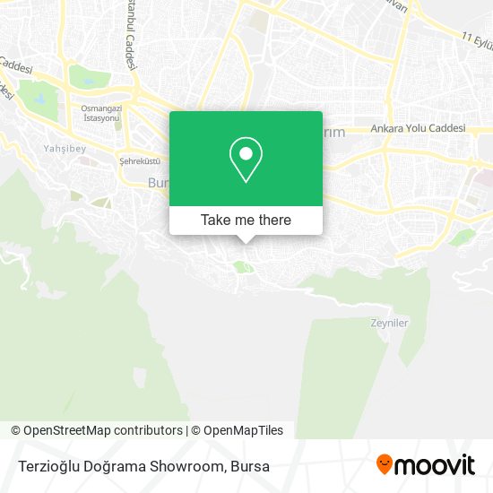 Terzioğlu Doğrama Showroom map