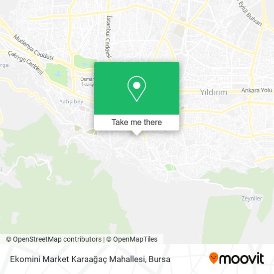 Ekomini Market Karaağaç Mahallesi map