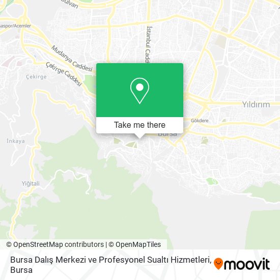Bursa Dalış Merkezi ve Profesyonel Sualtı Hizmetleri map