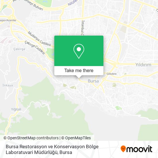 Bursa Restorasyon ve Konservasyon Bölge Laboratuvari Müdürlüğü map