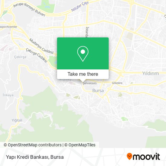 Yapı Kredi Bankası map