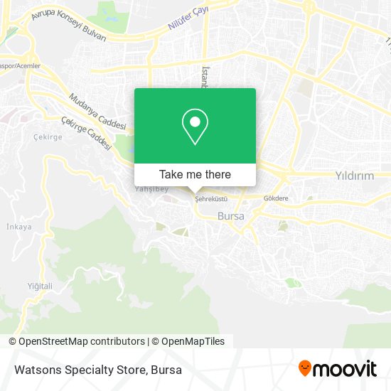 Watsons Specialty Store map