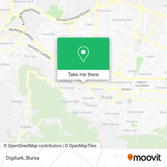 Digiturk map