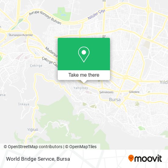 World Brıdge Servıce map