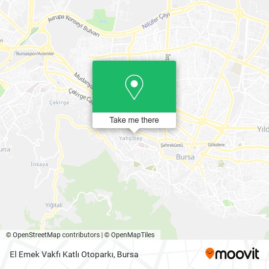 El Emek Vakfı Katlı Otoparkı map