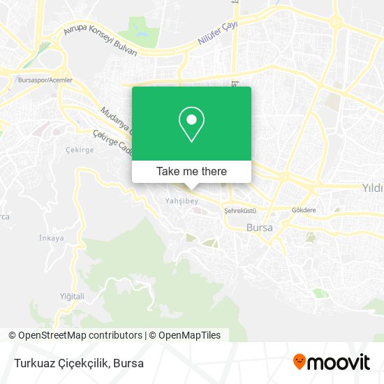 Turkuaz Çiçekçilik map