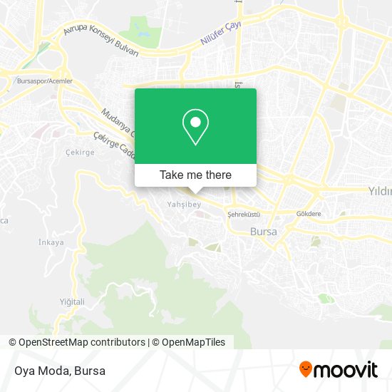 Oya Moda map