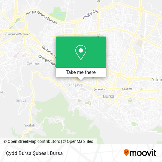 Çydd Bursa Şubesi map