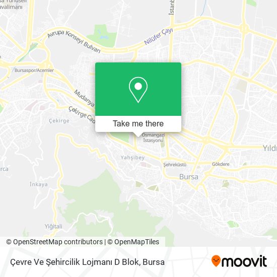 Çevre Ve Şehircilik Lojmanı D Blok map