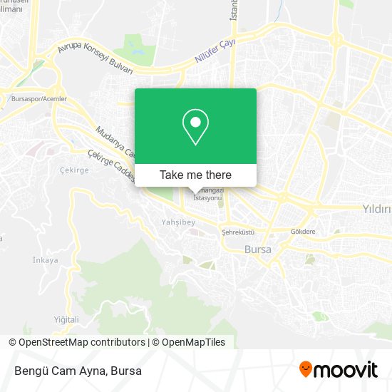 Bengü Cam Ayna map