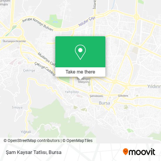 Şam Kaysar Tatlısı map