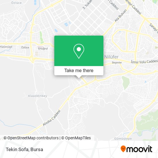 Tekin Sofa map