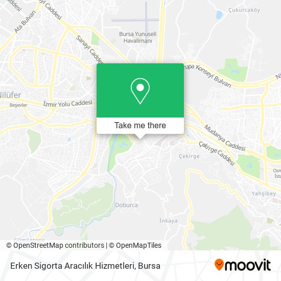 Erken Sigorta Aracılık Hizmetleri map