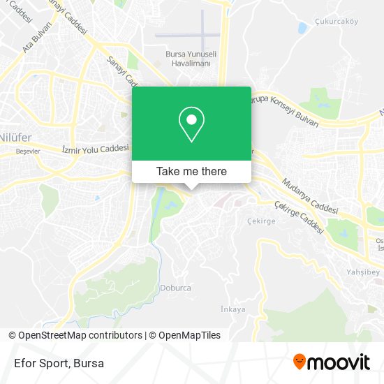 Efor Sport map