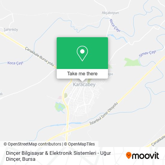 Dinçer Bilgisayar & Elektronik Sistemleri - Uğur Dinçer map