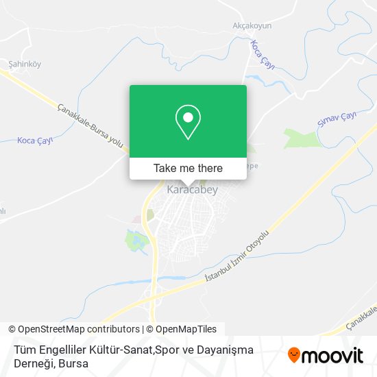 Tüm Engelliler Kültür-Sanat,Spor ve Dayanişma Derneği map