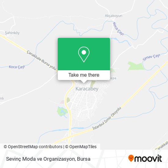 Sevinç Moda ve Organizasyon map