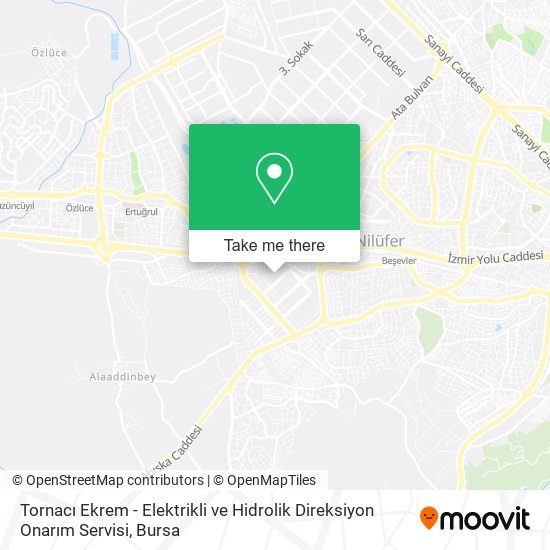 Tornacı Ekrem - Elektrikli ve Hidrolik Direksiyon Onarım Servisi map