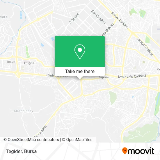 Tegider map