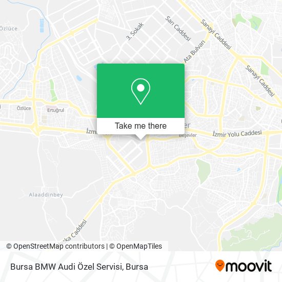 Bursa BMW Audi Özel Servisi map