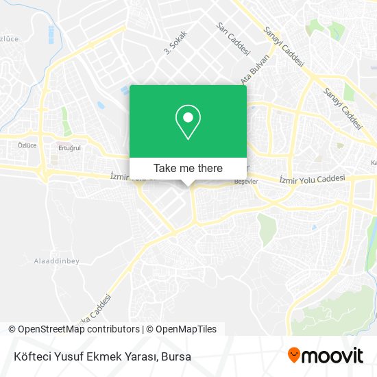 Köfteci Yusuf Ekmek Yarası map