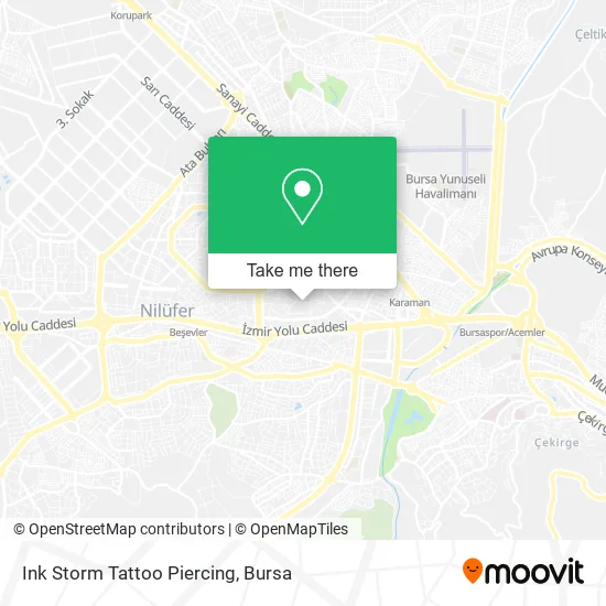 Ink Storm Tattoo Piercing map
