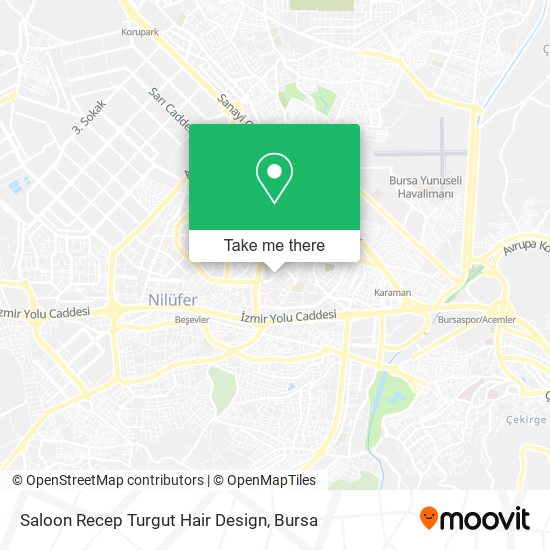 Saloon Recep Turgut Hair Design map