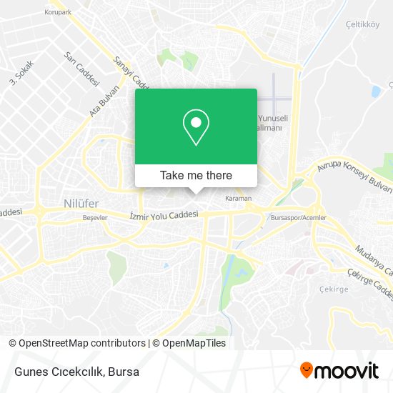 Gunes Cıcekcılık map