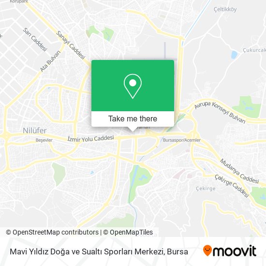 Mavi Yıldız Doğa ve Sualtı Sporları Merkezi map