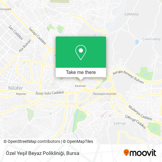 Özel Yeşil Beyaz Polikliniği map