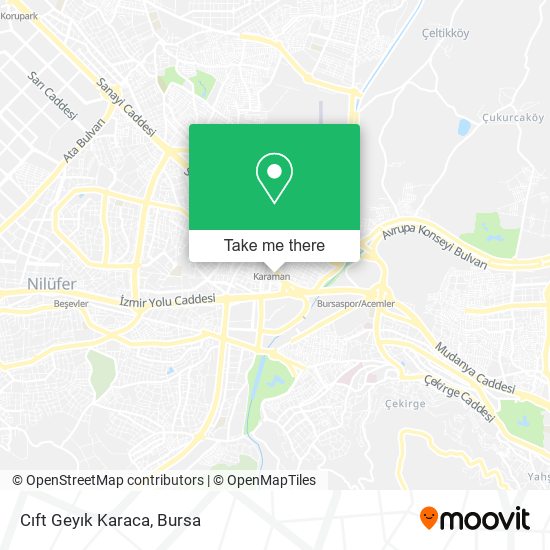Cıft Geyık Karaca map