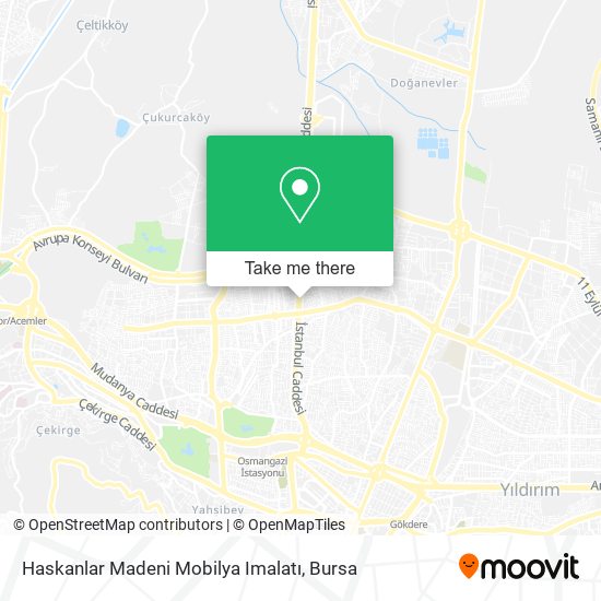 Haskanlar Madeni Mobilya Imalatı map