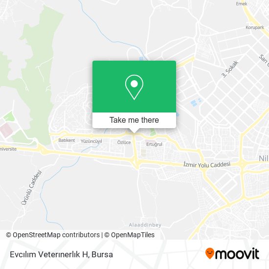 Evcılım Veterınerlık H map