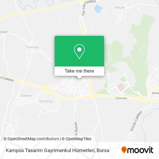 Kampüs Tasarim Gayrimenkul Hizmetleri map